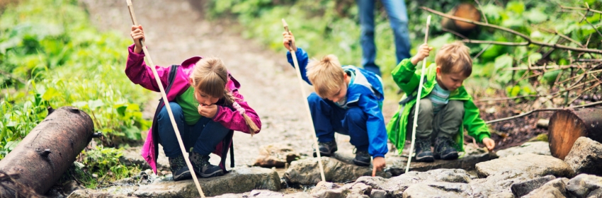 Vacances en famille, randonnée avec les enfants