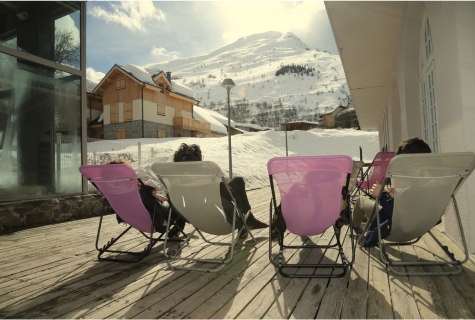 Vacances à la montagne, La Pulka à Valloire
