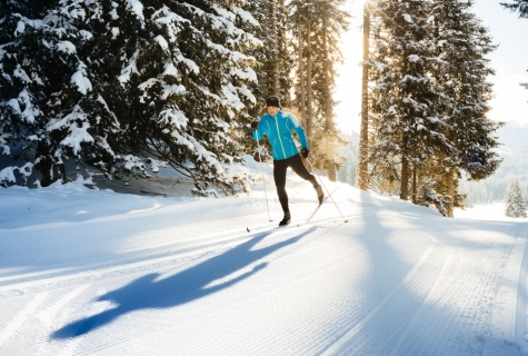 Vacances au ski et à la neige, ski de fond au Semnoz