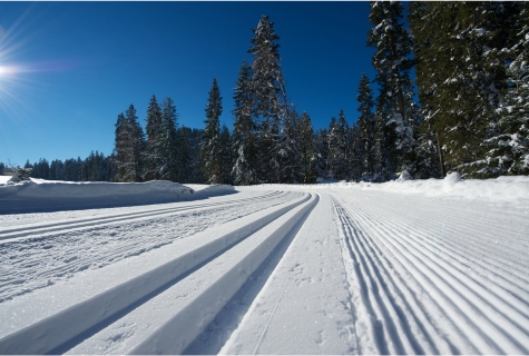 Vacances au ski et à la neige, ski de fond à Valloire