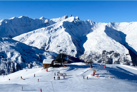 Vacances au ski et à la neige, ski alpin à Valloire