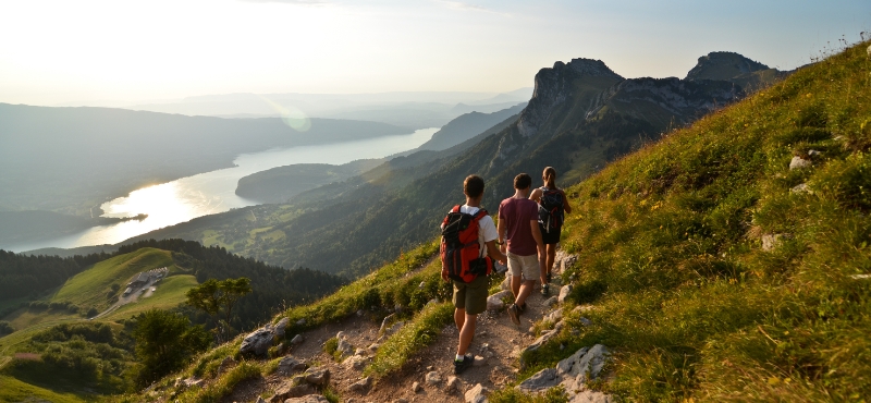 Séjours randonnées sur les hauteurs du lac d'Annecy, randonnée