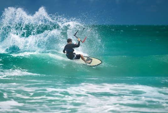 Village-vacances dans le Var, Kite-surf